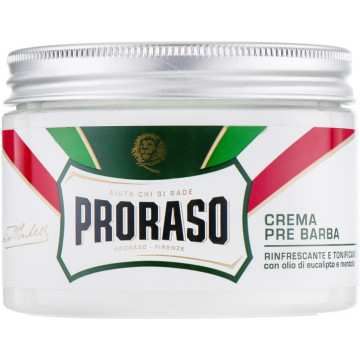 Купити - Proraso Green Line Pre Shave Cream - Освіжаючий крем з евкаліптом для догляду за шкірою перед голінням