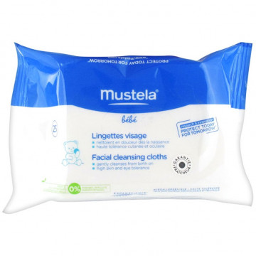 Купити - Mustela Facial Cleansing Cloth - Очищуючі серветки для обличчя