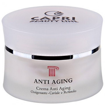 Купити - Capri Beauty Line Anti Aging Caviar and Retinol Oxygenating Cream - Поживний крем з ікрою і ретинолом