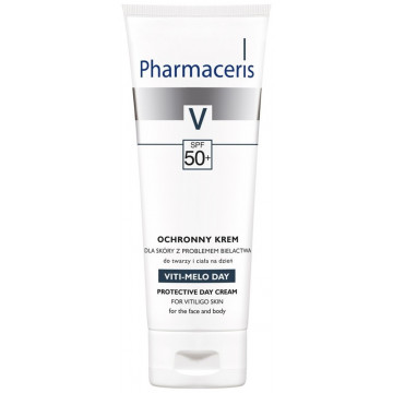 Купити - Pharmaceris V Protective Day Cream for Vitiligo Skin SPF50+ - Захисний денний крем для шкіри обличчя і тіла з вітиліго