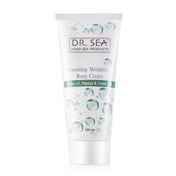 Купити - Dr. Sea Body Cream - Поживний і зволожуючий крем для тіла з оліями оливи, папайї та екстрактом зеленого чаю