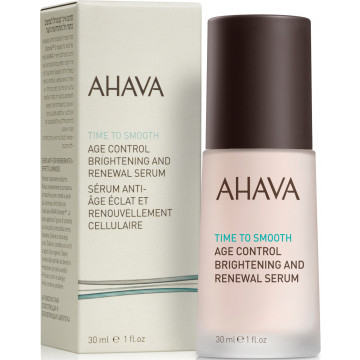 Купити - Ahava Time to Smooth Age Control Brightening and Renewal Serum - Нічна відновлююча сироватка що вирівнює тон шкіри