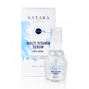 Купити - Satara Dead Sea Multi Vitamin Serum - Мультивитаминная сироватка для обличчя