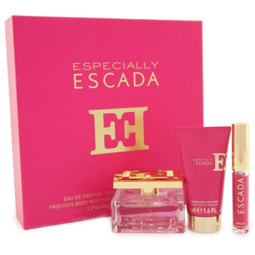 Купити - Escada Especially - Подарунковий набір (EDP50+B/L50+lip gloss)