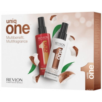 Купити - Revlon Professional Uniq One Duo Pack Ht Classic/Ht Coco - Набір для волосся "Кокос"