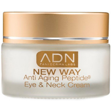 Купити - ADN New Way Anti Aging Peptide Eye&Neck Cream - Пептидний омолоджуючий крем для повік і шиї