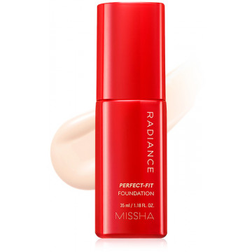 Купити - Missha Radiance Perfect-Fit Foundation SPF30 PA++ - Стійка тональна основа для обличчя
