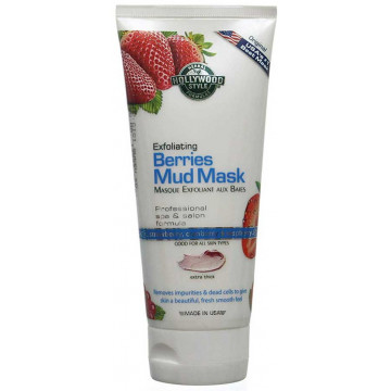 Купити - Hollywood Style Exfoliating Berries Mud Mask - Відлущує грязьова маска з ягодами