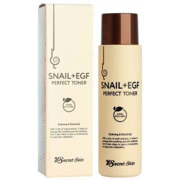 Купити - Secret Skin Snail Perfect Toner - Тонер для обличчя з муцином равлика