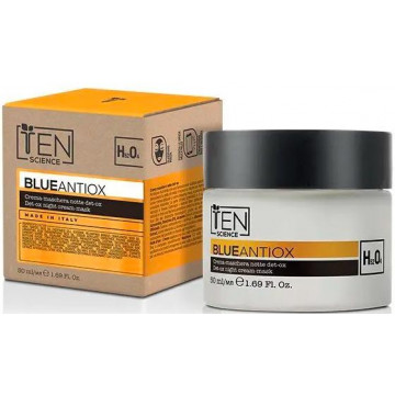 Купити - Ten Science Blue Antiox Night Cream - Антиоксидантний нічний крем-маска