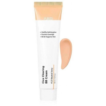 Купити - Purito Cica Clearing BB Cream SPF 38 PA+++ - BB крем для чутливої ​​шкіри з екстрактом центели