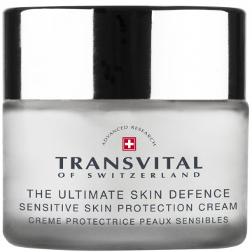 Купити - Transvital Sensitive Skin Protection Cream - Антивіковий крем для захисту чутливої ​​шкіри SPF15