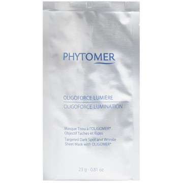 Купити - Phytomer Oligoforce Lumination Sheet Mask - Відновлююча, освітлююча тканинна маска проти зморшок і пігментних плям