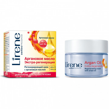 Купити - Lirene Argan Oil Cream - Регенеруючий крем з аргановою олією «Екстра-регенерація»