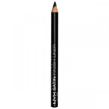 Купити - NYX Satin Finish Black Liner (Collection Noir) - Сатиновий олівець для очей