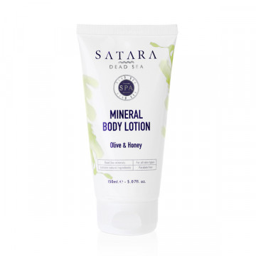 Купити - Satara Dead Sea Mineral Body Lotion Olive&Honey - Мінеральний лосьйон для тіла "Олива і Мед"