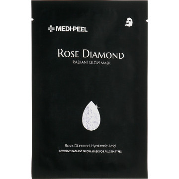 Купити - Medi Peel Rose Diamond Radiant Glow Mask - Маска з алмазною пудрою для сяйва шкіри обличчя