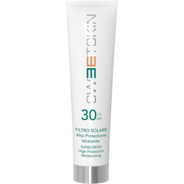 Купити - Sweet Skin System Filtro Solare Protezione Totale SPF 30 - Санблок SPF 30 інтенсивний постпілінговий крем з блокаторами меланогенеза (койева кислота)