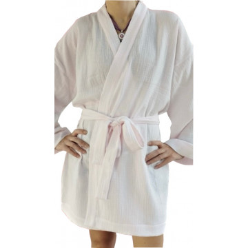 Купити - Top Beauty Muslin Kimono Robe (L-XL) - Мусліновий халат-кімоно