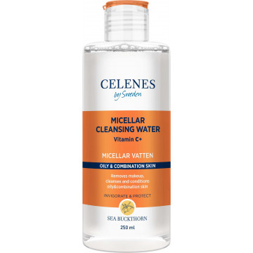 Купити - Celenes Sea Buckthorn Micellar Cleansing Water - Міцелярна вода з обліпихою для жирної та комбінованої шкіри