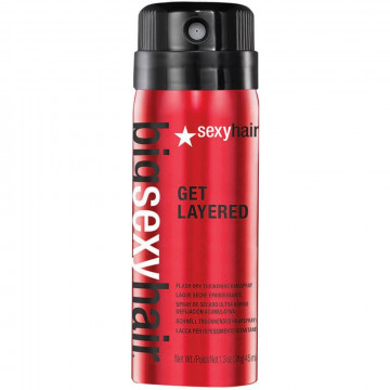 Купити - Sexy Hair Get Layered Flash Dry Thickening Hairspray - Сухий лак-аерозоль сильної фіксації