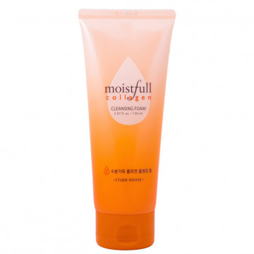 Купити - Etude House Moistfull Collagen Cleansing Foam - Зволожуюча пінка з колагеном