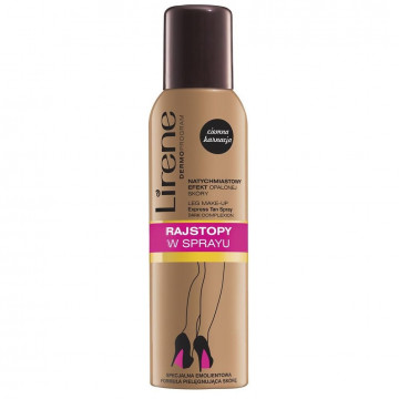 Купити - Lirene Leg Make-Up Dark Tan Spray - Спрей-автозасмага для ніг для темної шкіри