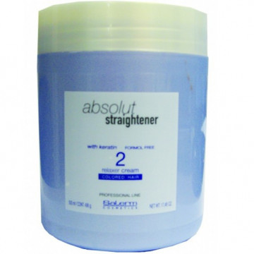 Купити - Salerm Absolut Straightener 2 Relaxer Cream - Крем для випрямлення натуральних волосся