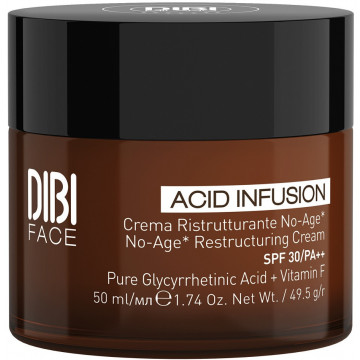 Купити - DIBI Acid Infusion No-Age Restructuring Cream SPF30 PA++ Glycyrrhetinic Acid + Vitamin F - Реструктуруючий крем з чистою гліциретиновою кислотою та вітаміном F