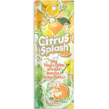 Купити - Fiesta Sun Citrus Splash Dark Tanning Lotion with Dual Bronzers & Firming Complex 20X - Лосьйон для засмаги з бронзаторами