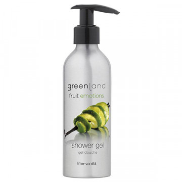 Купити - Greenland Fruit Emotions Shower Gel Lime-Vanilla - Гель для душа з помпою Лайм-Ваніль