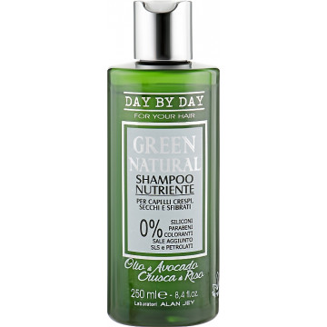 Купити - Alan Jey Green Natural Shampoo - Живильний шампунь для кучерявого, сухого та пошкодженого волосся