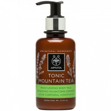 Купити - Apivita Tonic Mountain Tea Moisturizing Body Milk - Зволожуюче молочко для тіла "Тонізуючий гірський чай"