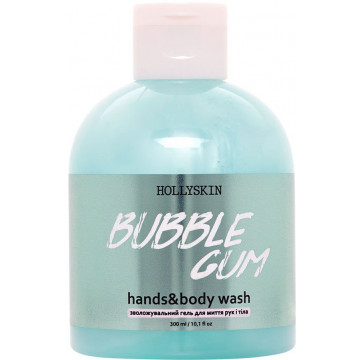 Купити - Hollyskin Hands & Body Wash "Bubble Gum" - Зволожуючий гель для миття рук та тіла