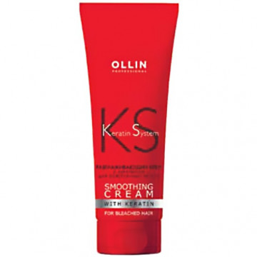 Купити - OLLIN Keratin System Smoothing Cream for Light Hair - Розгладжуючий крем для освітленого волосся Купити - OLLIN Keratin System Smoothing Cream for Light Hair - Розгладжуючий крем для освітленого волосся
