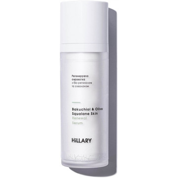 Купити - Hillary Bakuchiol & Olive Squalane Skin Renewal Serum - Регенеруюча сироватка для обличчя з біо-ретинолом та скваланом