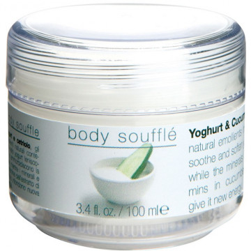 Купити - Greenland Milky Body Souffle Yoghurt & Cucumber - Суфле для тіла Йогурт-Огірок
