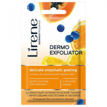 Купити - Lirene Masks Dermo Exfoliator Delaicate Enzymatic Peeling - Делікатний ензимний пілінг з фруктовими кислотами і папайєю