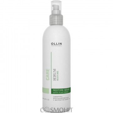Купити - OLLIN Care Restore Serum with Flax Seeds - Сироватка з олією насіння льону