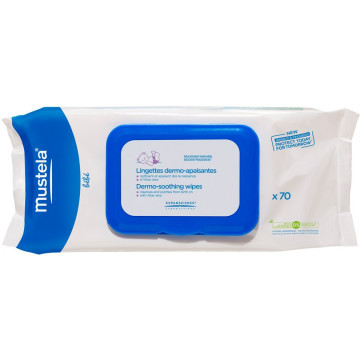 Купити - Mustela Dermo-soothing Wipes - Серветки для тіла