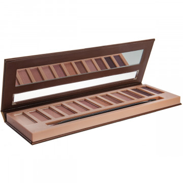 Купити - Bellapierre Eyeshadow Palette Go Natural - Палітра з 12 компактних пігментів