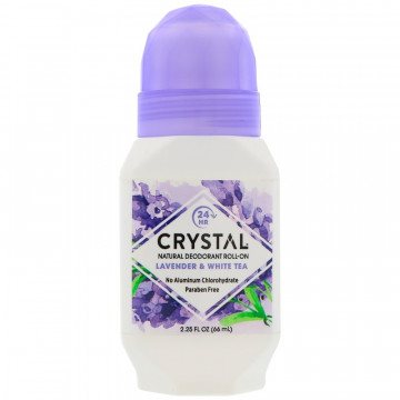 Купити - Crystal  Essence  Lavender & White Tea Roll-on - Роликовий дезодорант Кристал Есенс «Лаванда і Білий Чай»