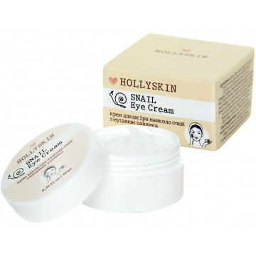 Купити - Hollyskin Snail Eye Cream - Крем для шкіри навколо очей з муцином равлика