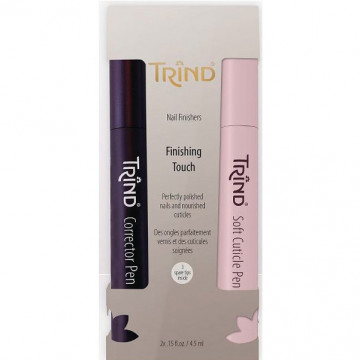 Купити - Trind Corrector Pen + Soft Cuticle Pen Set - Набір олівців для корекції лаку і догляду за кутикулами