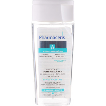 Купити - Pharmaceris A Sensi-Micellar moisturizing Make-Up Removal - Міцелярна вода для очищення шкіри обличчя і очей