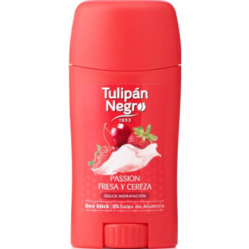 Купити - Tulipan Negro Desodorante Stick "Passion Fresa y Cereza " - Дезодорант-стик "Пристрасть полуниці та вишні"
