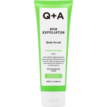 Купити - Q+A AHA Exfoliator Body Scrub - Скраб для тіла з AHA-кислотами