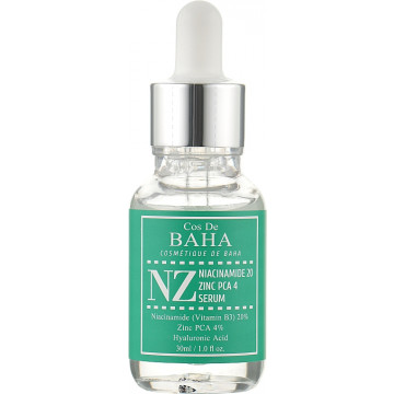 Купити - Cos De BAHA Niacinamide 20% + Zinc 4% Serum - Сироватка для обличчя з ніацинамідом та цинком