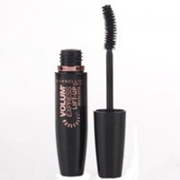 Купити - Maybelline Volum` Express Lift-Up Mascara - Туш для вій об'ємна, підкручують (чорна)