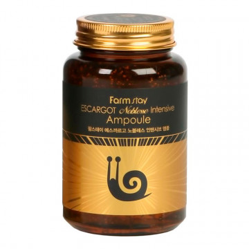 Купити - FarmStay Escargot Noblesse Intensive Ampoule - Ампульная багатофункціональна сироватка з муцином равлика